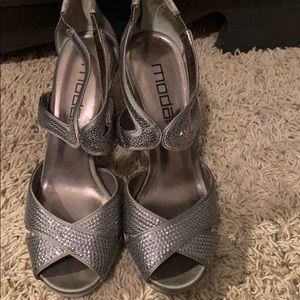 Sparkly Moda heels